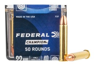 Federal Champion Training 22 Magnum 40gr FMJ Ammo - Box Of 50